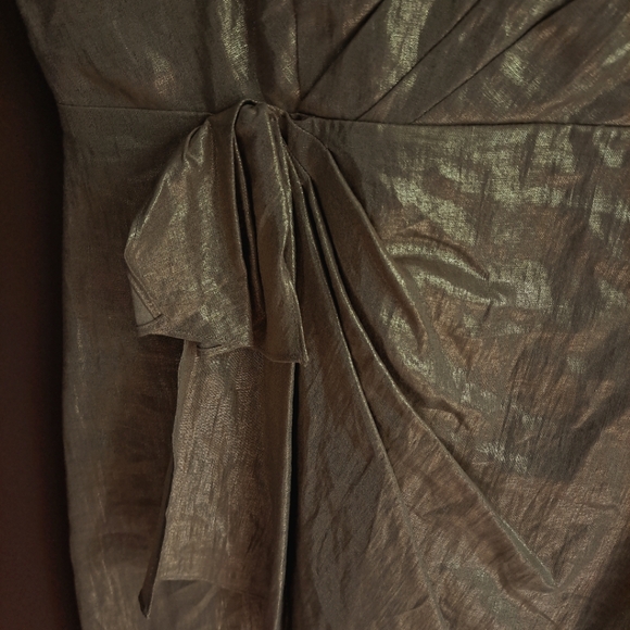 SANDRO Metallic Linen Mini Dress - Picture 3 of 6